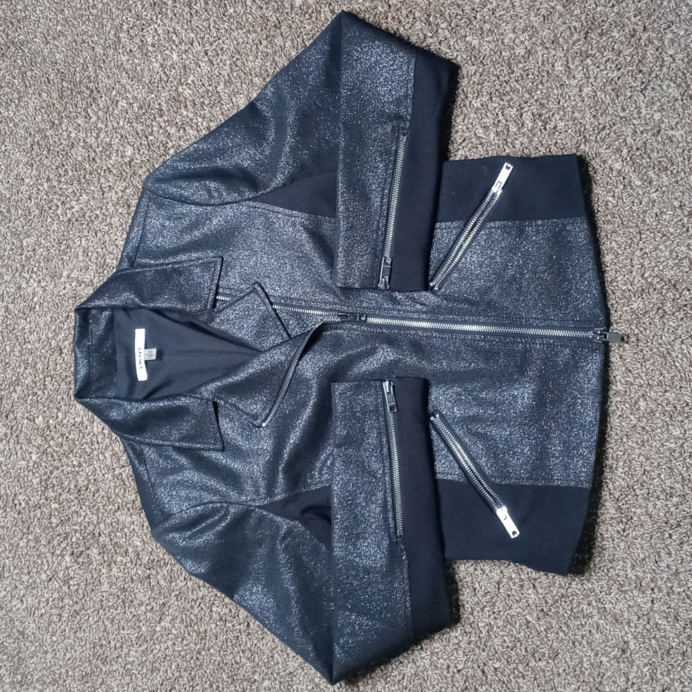 DKNY Moto Style Blazer Jacket